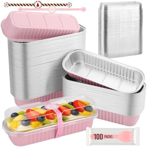 Pink mini loaf pans